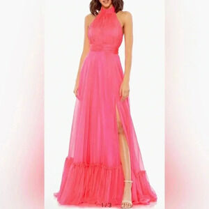 Mac Duggal Pink Maxi Dress